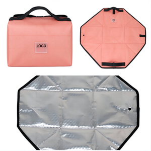 Sac isotherme multifonctionnel en polyester et feuille d'aluminium, design plat spécial, prix compétitif, vente en gros, imperméable et isolant thermiquement - Product Image 3