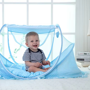 Bán sỉ không có cài đặt của mùa thu bằng chứng yurt xách tay gấp nôi lưới chống muỗi cho bé - Product Image 1