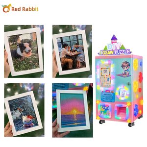 Thỏ đỏ đổi mới shoppingmalls bán hàng tự động ghép hình câu đố Máy cắt để bán màn hình cảm ứng hiển thị Bảo tàng Máy bán hàng tự động - Product Image 2