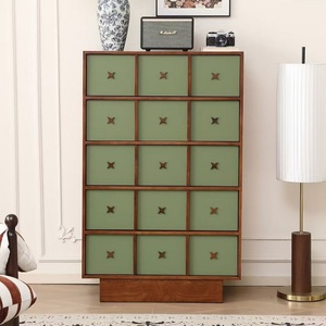 Mid-Century Modern Modular Solid Wood <b>Storage</b> <b>Cabinet</b> for Home Furniture Multi-Purpose for Bedrooms Living <b>Rooms</b> <b>Dining</b> Hotels - Product Image 1