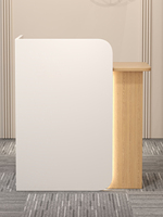 Prix d'usine, Ventes Flash : Mini-éclairage LED en bois laqué blanc brillant personnalisable, idéal pour hôpitaux, hôtels, centres commerciaux et supermarchés.