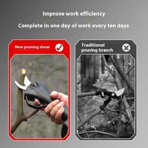 Ciseaux électriques sans fil extérieurs portatifs sécateur de jardin <span class=keywords><strong>à</strong></span> piles pour les arbres fruitiers élagage des branches épaisses - Product Image 2