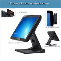 Windows Android POS caja registradora Pos terminal caja registradora todo en uno sistema Pos