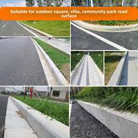 Bordure de route en imitation granit robuste, pierre latérale préfabriquée pour le bordage des allées résidentielles