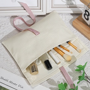 Promotion Luxury Herringbone Twill Cotton Envelope Candle Candle Cutter Perfume Cosmetic Storage Bag Herring Gift Envelope Pouch - Product Image 4