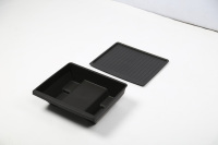 Boîte de rangement sous le siège arrière en TPE avec plaque de couverture pour Tesla Model Y Juniper 2025
