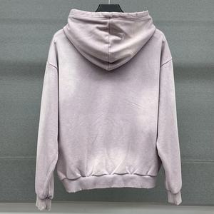 Sudadera Vintage de Diseñador 100% Algodón French Terry con Estampado Gráfico, Fabricantes de Sudaderas con Capucha Extra Grandes con Lavado Ácido y Pedrería - Product Image 2