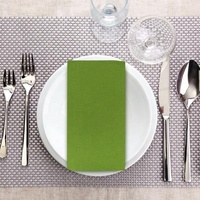 Les meilleures serviettes Airlaid jetables blanches de taille 1 plis personnalisées Serviettes d'invité en lin Style pliable en pâte de bois vierge pour le dîner