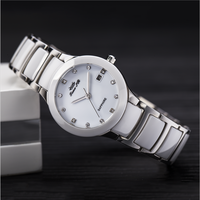 Montres fantaisie pour femme avec bracelet en métal quartz