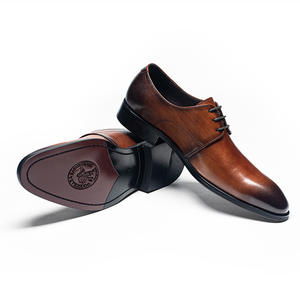 Petites chaussures pour hommes à la mode haut de gamme en cuir véritable à bout rond quatre saisons - Product Image 3