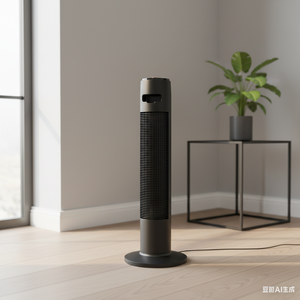 Ventilador de Torre Oscilante sin Aspas de 36 Pulgadas, Bajo Nivel de Ruido, Flujo de Aire Potente, Plástico, Oscilación de 180 Grados, Ventilador de Enfriamiento de Aire - Product Image 3