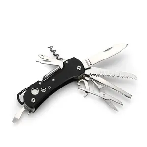 Aluminium Handvat Multi Functie Roestvrij Staal Camping Vouwen Zakmes Outdoor Survival Multi Tool