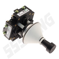 PC12-21D801-54 UHL3,10A, IP54, avec couvercle de protection, sans boutons, réinitialisation automatique, interrupteur croisé PK12-21D801-54