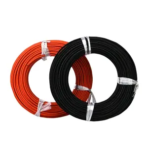 tuv certified factory red black 2.5mm2 4mm2 6mm2 golden supplier cable solar pv1 f solar pv cable solarkabel 6mm