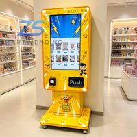 Kiosque de vente de cartes à collectionner TCG avec écran tactile de 32 pouces, API ouverte, SDK, gestion cloud, surveillance à distance, options de paiement multiples