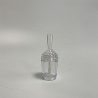 Récipients de brillant à lèvres vides mignons entièrement transparents brillant à lèvres Tube logo unique vente en gros emballage de récipient de cosmétiques personnalisé