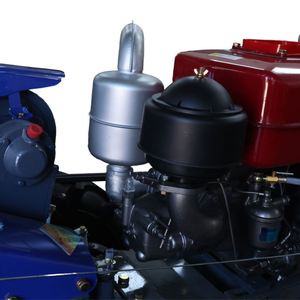 New Professional Diesel Rotary Tiller 15HP 2WD Gear Drive <b>Walking</b> Tractor Farm <b>Machine</b> with High Productivity - Product Image 3