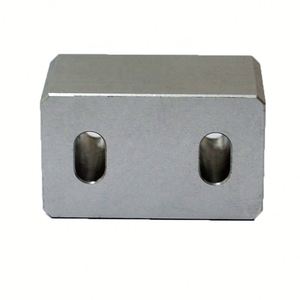 Stainless Steel Aluminium <b>Spacers</b> Blocks for Industrial Automotive Use Custom CNC Machining Services Drilling Broaching - Product Image 3
