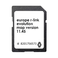 Carte SD CID Maps pour Renault 820-1756573 R-Link 11.45 Navigation GPS Europe 2025 avec capacité de 1 Go à 256 Go Certifiée CE RoHS FCC