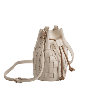 Lujosos bolsos tejidos de cuero vegano suave para mujer, bolsas de tiras de cuero pu para niñas, también se pueden usar en iPhone - Product Image 4