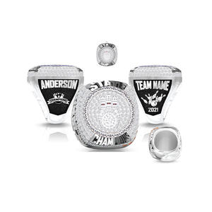 Anillo de campeones de equipo de alta calidad de voleibol de softbol personalizado - Product Image 4