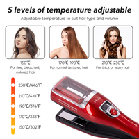 Lisseur et tondeuse à cheveux 2 en 1 professionnel automatique pour femmes, coupe-pointes fourchues, lisseur de cheveux en céramique portable