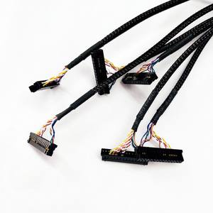 LVDS 30-Pin PVC-Mantel Verzinnter Kupferleiter Vergoldetes Elektronisches LCD-Panel Kabelbaum - Product Image 6