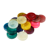 Jetons de backgammon de couleur marbre personnalisés 35mm 38mm 40mm 44.5mm Pièces de damier en résine époxy brillante