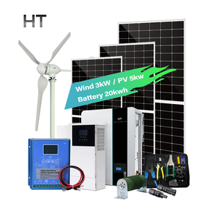 Sistema de Energía Solar Híbrido Eólico de 8kw, 12kw, 10kw, Trifásico, para Uso Doméstico, Sistema de Almacenamiento de Energía Solar, Almacenamiento de Energía Eólica - Product Image 4