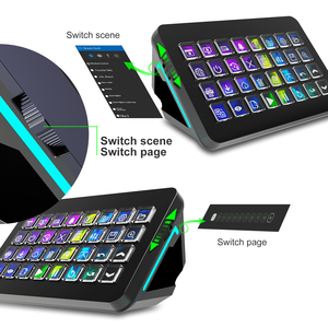 คอนโทรลเลอร์เด็คพร้อมปุ่มตั้งโปรแกรมได้ 32 ปุ่ม และไฟ RGB สำหรับ Stream Deck - Product Image 6