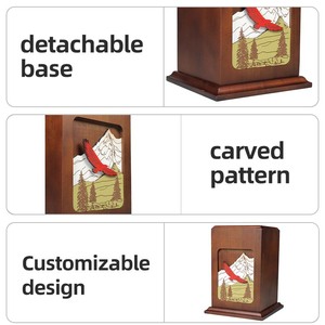 Biyobozunur huş ahşap Urn külleri kediler köpek için sake <span class=keywords><strong>Pet</strong></span> <span class=keywords><strong>Pet</strong></span> <span class=keywords><strong>Urns</strong></span> - Product Image 3