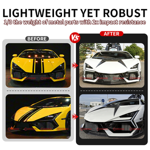 Capó de Motor de Fibra de Carbono Seca para Lamborghini Revuelto, Actualización al Estilo MSY - Product Image 2