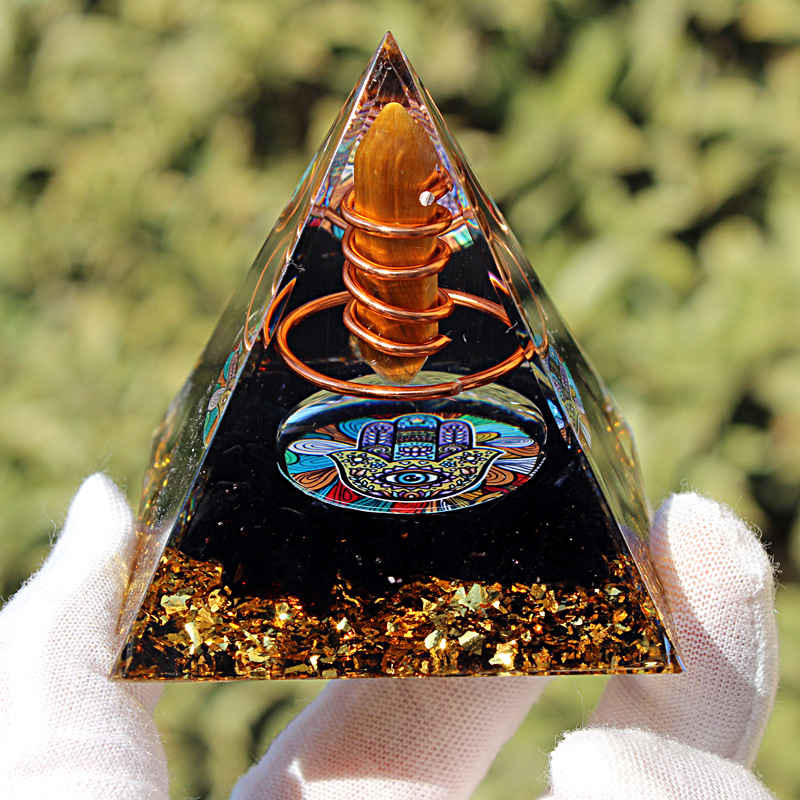 Tiger Eye Stone Pillar, Giant Hand, Obsidian