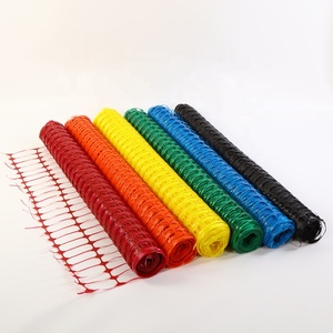 Red de seguridad de plástico naranja altamente visible de 50m multiusos para advertencias - Product Image 5
