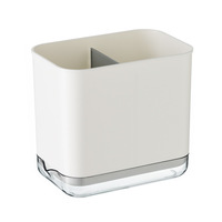 Support de rangement moderne rectangulaire en plastique pour ustensiles, égouttoir à couverts, support de drainage pour baguettes et fourchettes, accessoires de cuisine durables et pratiques