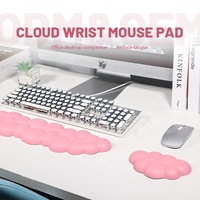 Ordinateur rose ciel nuages tapis de bureau mignon nuage tapis de bureau dégradé nuage clavier de jeu tapis de souris personnalisé tapis de souris pour bureau maison