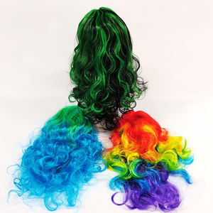 याचेन पार्टी नवीनता रंगीन हेलोलीन वेशभूषा फैंसी पार्टी सहायक कोस्प्ले हेलोलीन विग महिला लड़कियों के लिए - Product Image 6