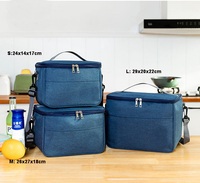 Lieferung mit großer Kapazität Isolierte Sling-Schulter kühltasche Eco Portable Aluminium folie Thermal Cooler Lunch Bag mit langem Riemen