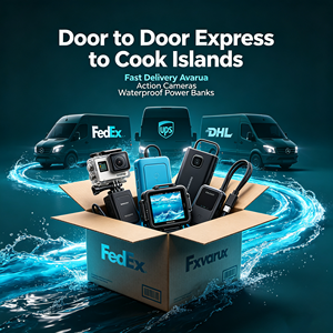 Islas Cook FedEx UPS DHL Express Puerta a Puerta Cámaras de Acción Resistentes al Agua Bancos de Energía Dispositivos Electrónicos Entrega Rápida <span class=keywords><strong>Avarua</strong></span> - Product Image 2