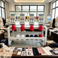 Machine à broder automatique avec fonction de broderie décorative pour la production de vêtements de luxe