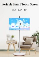 Tablette à télécommande rotative avec écran tactile sans fil, boîtier pour utilisation en intérieur, garantie 1 an, prise en charge des graphiques et animations SDK OEM en métal