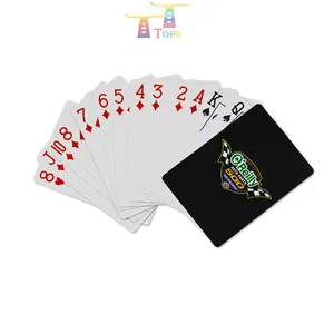 2024 Лучшая цена, модный позолоченный покерный набор, большая настольная игра, самая дешевая играющая карта