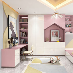 ตู้เสื้อผ้าไม้สั่งทำ BOSNiE เฟอร์นิเจอร์ห้องนอน ตู้เสื้อผ้าทันสมัย ตู้เสื้อผ้าแบบทาทามิ ตู้เก็บของในห้องนอนเด็ก ตู้เสื้อผ้าเก็บเสื้อผ้า - Product Image 3