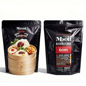 Impression personnalisée à haute température Emballage de pochette sur support de cornue à 121 degrés étanche à l'humidité pour logo de soupe de sushi gelée prêt à manger - Product Image 3