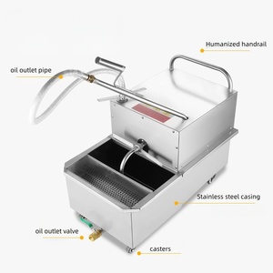 Chariot de filtration d'<span class=keywords><strong>huile</strong></span> électrique en acier inoxydable <span class=keywords><strong>pour</strong></span> <span class=keywords><strong>friteuse</strong></span> de restaurant, idéal <span class=keywords><strong>pour</strong></span> la cuisson et la préparation des aliments – Nouveauté très demandée - Product Image 3