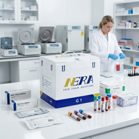 Boîte isotherme clinique NERA G pour hôpitaux, réutilisable, 2-8 ° Capteur de température en temps réel en option pour le transport de patients et d'échantillons de laboratoire