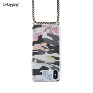 Ajustable cordón Correa cuello camuflaje funda para teléfono para iPhone xs. - Product Image 2