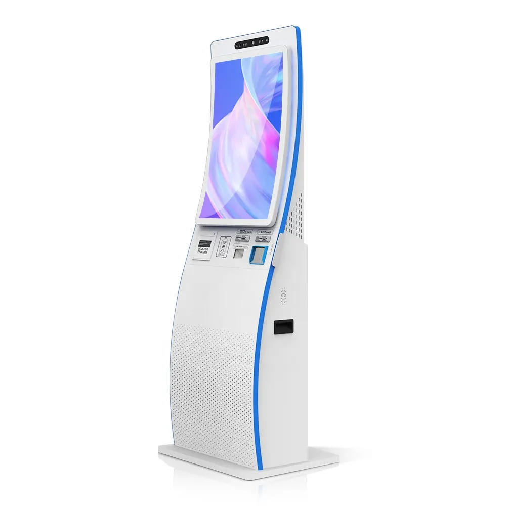 Usingwin Hotel Touch Screen Self Check-In Kiosk  Customizable  Price with Cash Payment Card Dispenser  ID Card Reader