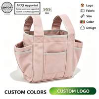 Sac de rangement portable pour couches de bébé, organisateur de couches en toile pour poussette, logo personnalisé, OEM, ODM, vente en gros d'usine pour les voyages quotidiens