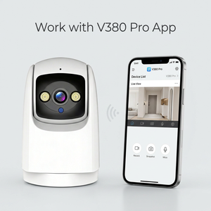 Nouvelle Caméra de Sécurité Intelligente 3MP 2026 pour Maison Connectée, Caméra IP PTZ Extérieure WiFi 1080P, Moniteur de Surveillance Vidéo Sans Fil V380 Pro - Product Image 4